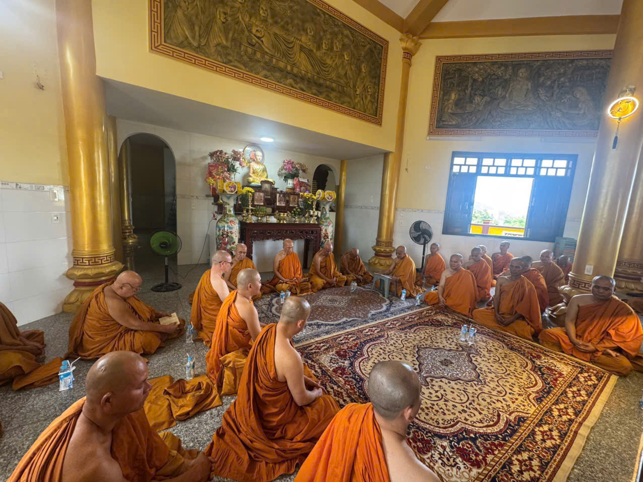 Tuy Phước: Chư Tăng Hệ phái Phật giáo Khất sĩ Gia Lai trang nghiêm lễ Bố tát, tụng giới
